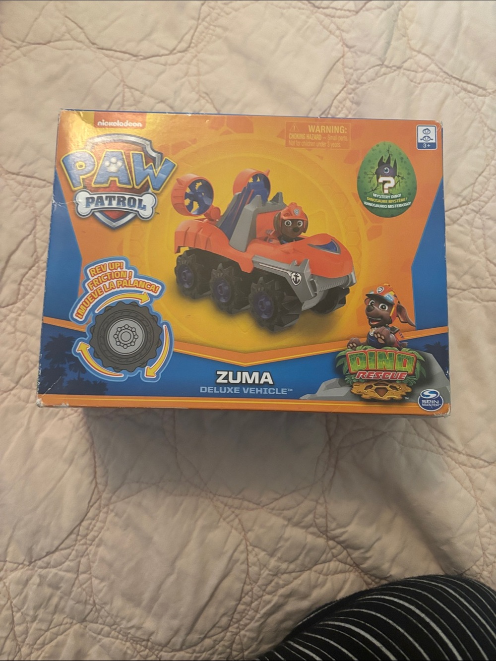 Paw Patrol, Dino Rescue Zuma’s Deluxe Rev Up Vehicle with Mystery Dinosaur NIB